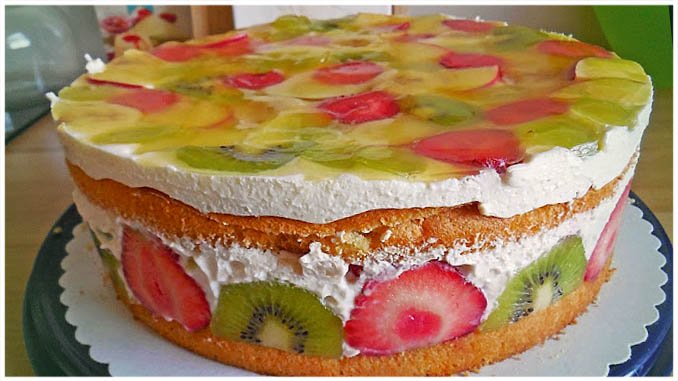 Lecker und Toll Obst Quark Torte - Beste Essen